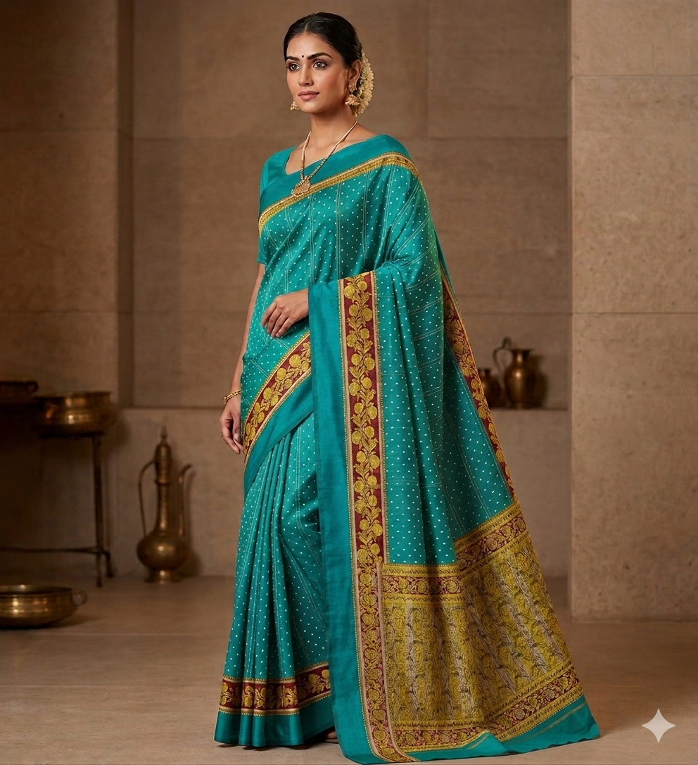 Lichi soft silk saree