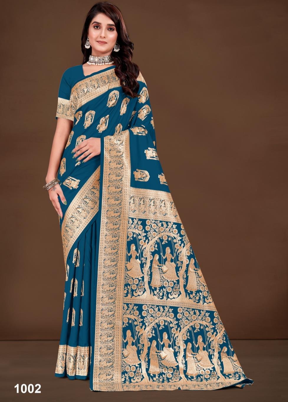 Lichi soft silk saree