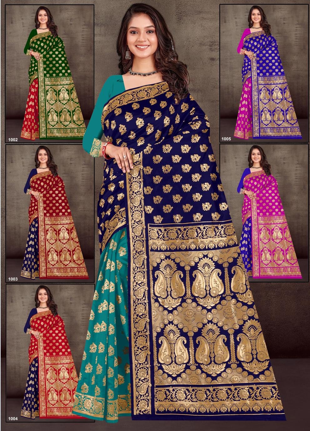 Lichi soft silk saree