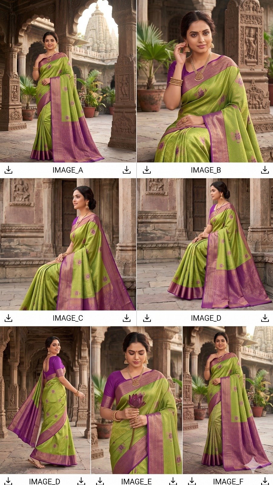 Lichi soft silk saree