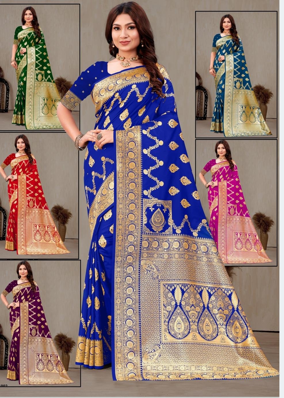 Lichi soft silk saree
